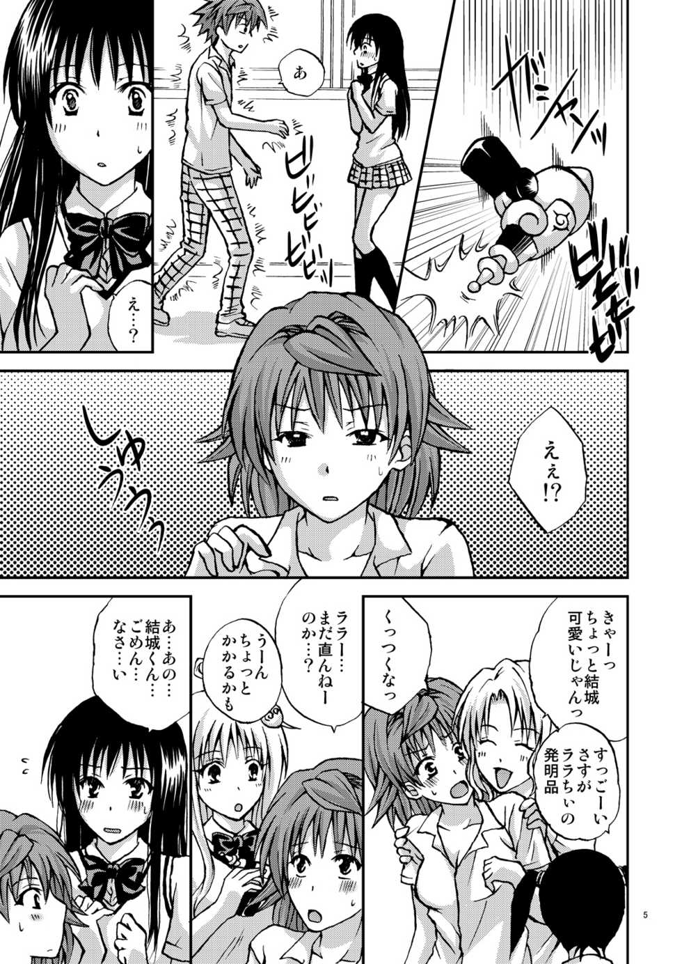 (C79) [Hyogetsu (Momonoki Fum)] Riko Style (To LOVE-Ru) - Page 4