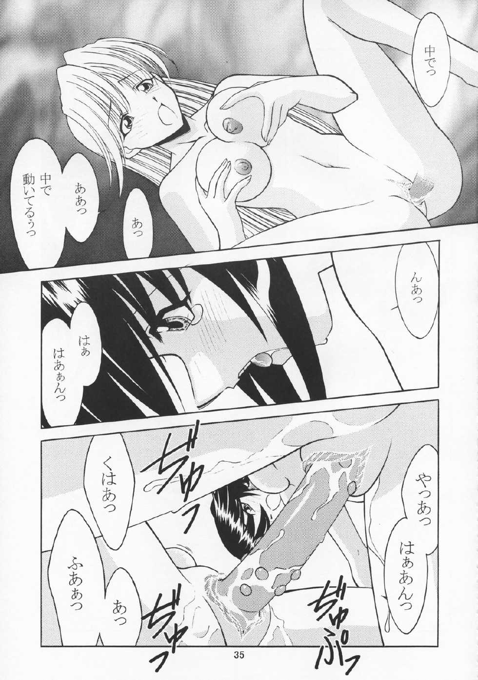 (C63) [Rose Water (Ayanokouji Haruka)] Cats Ai (Mahou Shoujo Ai) - Page 34