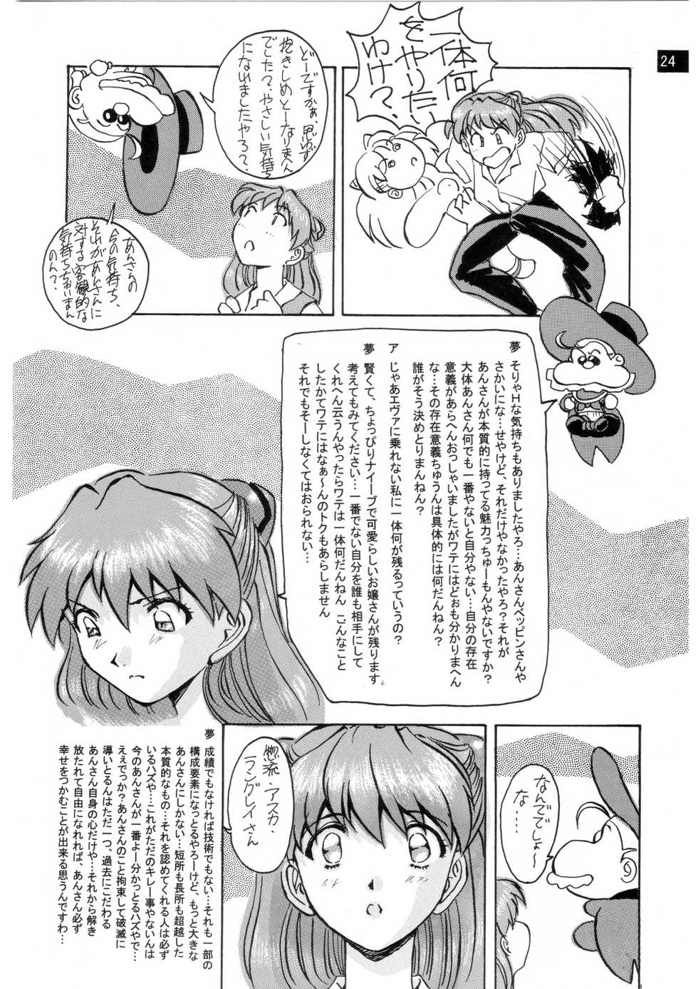 (C72) [Oiwaidou (Iwasaki Tatsuya)] Zenseiki no Evangelicosan (Kouhen) (Neon Genesis Evangelion) - Page 25