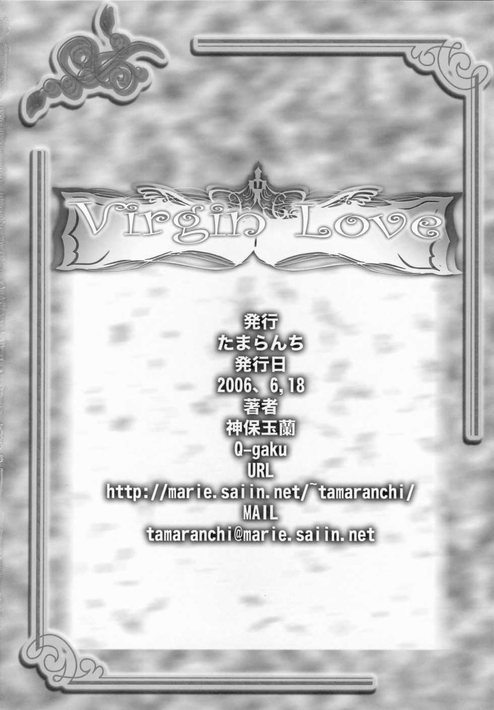 (SC32) [TAMARANCHI (Shinbo Tamaren)] Virgin Love (Otome wa Boku ni Koishiteru) - Page 33