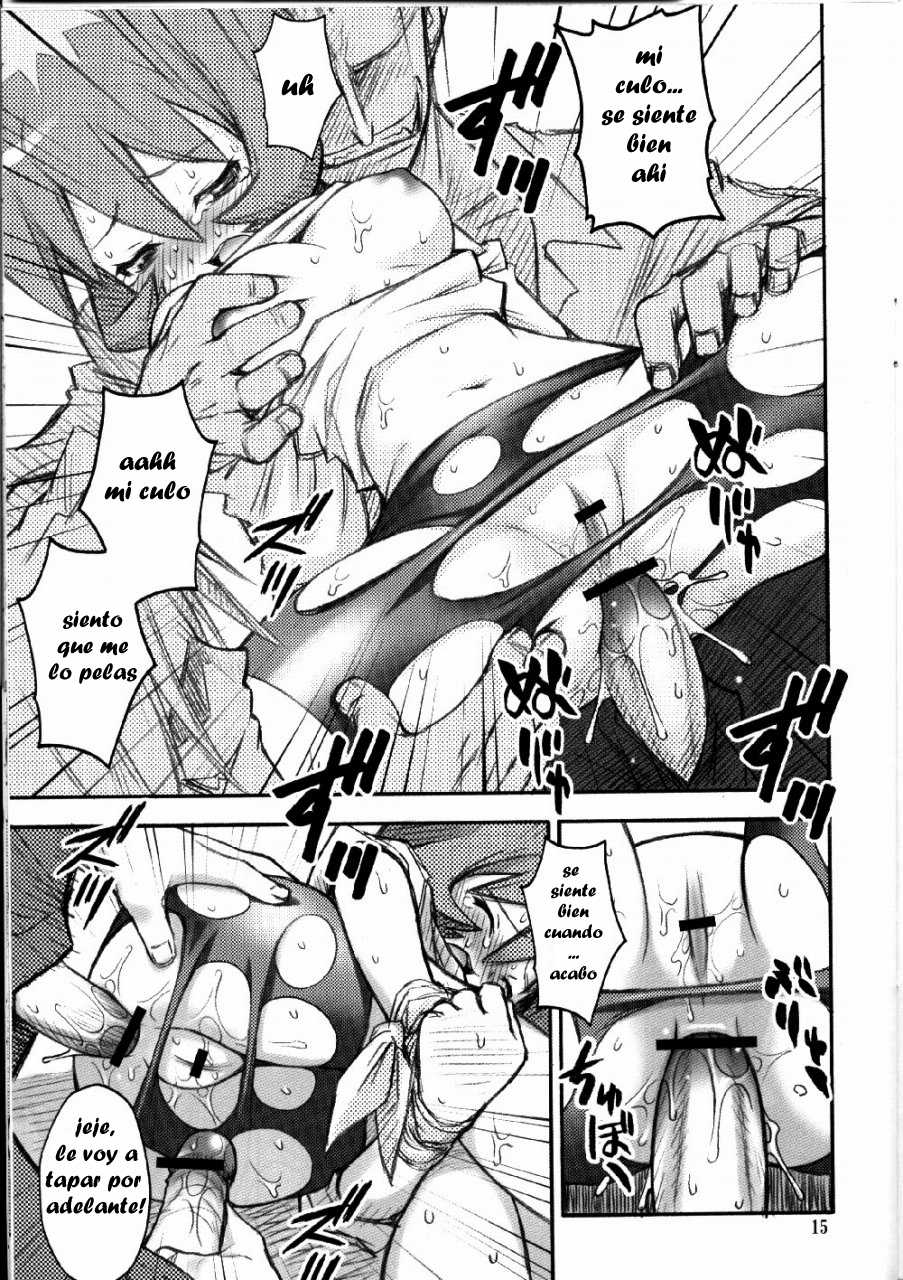 (C63) [RIROLAND (Kuuya, Satomi Hiroyuki)] Say hello to BOMBERMAN JETTERS (Bomberman Jetters) [Spanish] [JavV] - Page 14