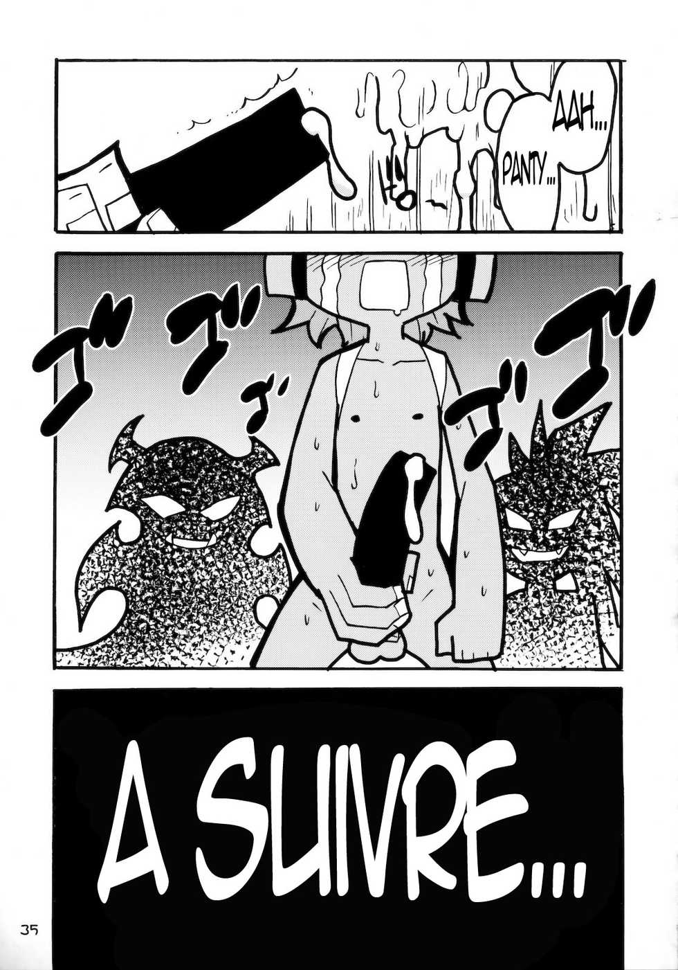 (C79) [Okina Keikaku (Shiwasu no Okina)] PANTY (Panty & Stocking with Garterbelt) [French] [HFR] - Page 34