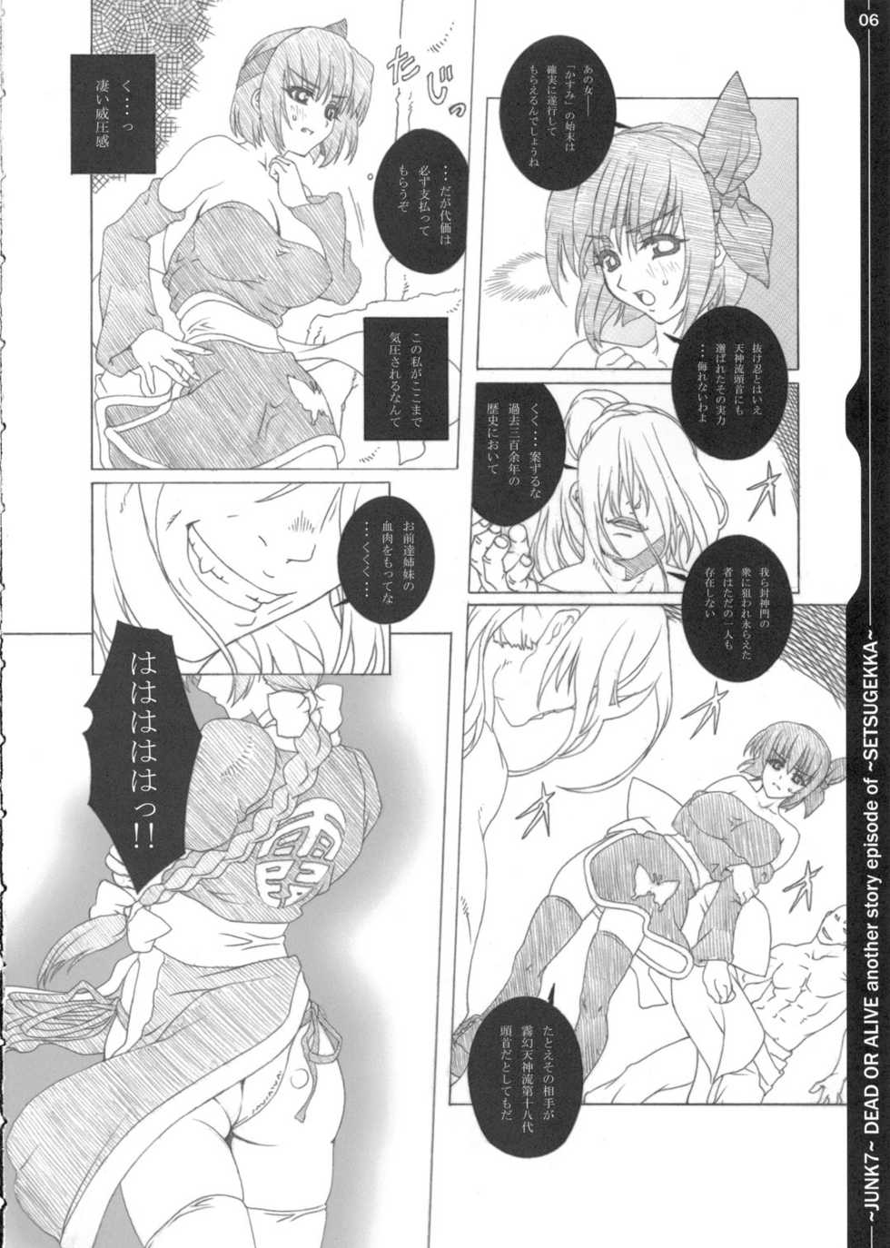 (C69) [Chill-Out (Fukami Naoyuki)] Junk 7 (Dead or Alive, Samurai Spirits) - Page 5