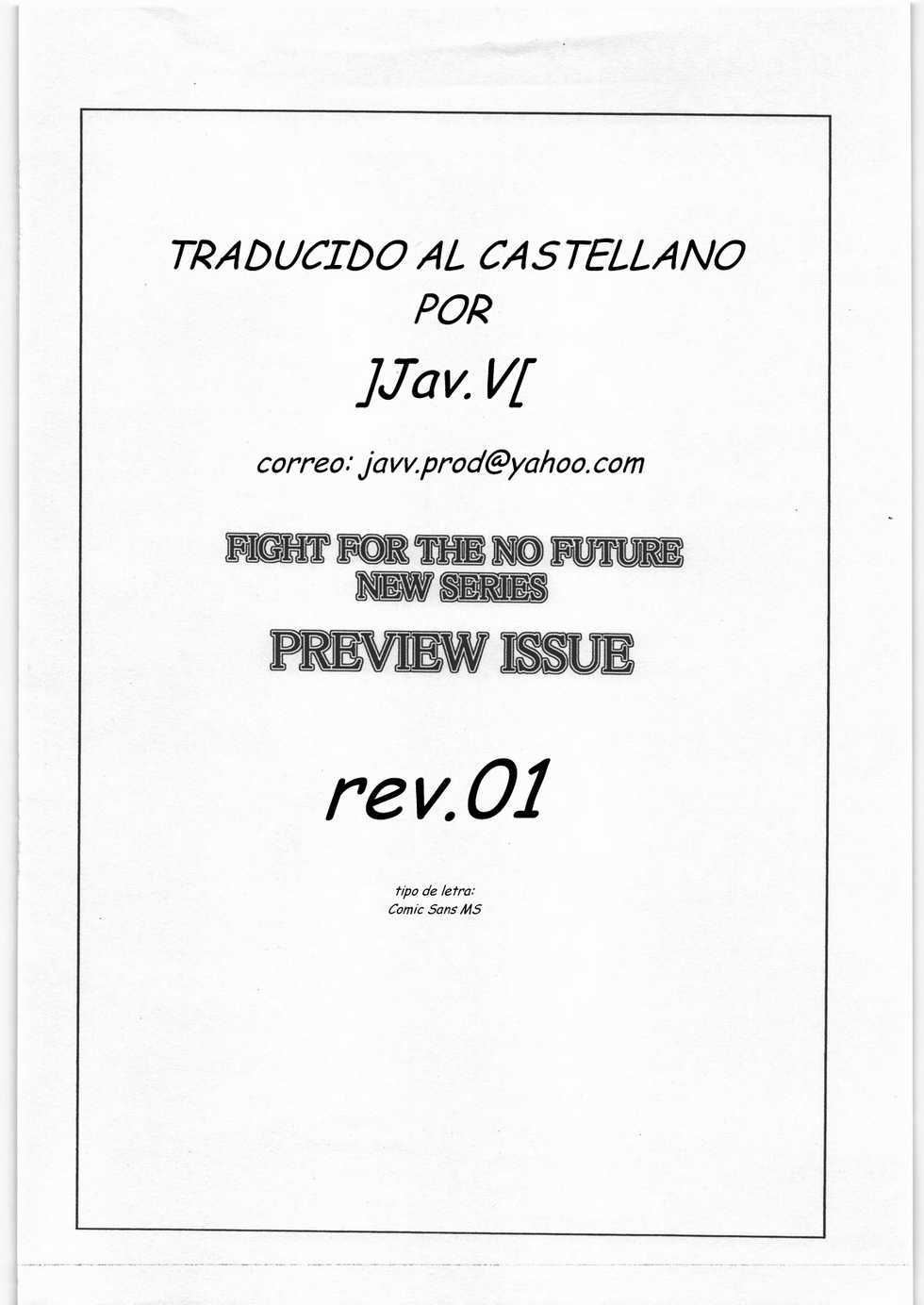 (C70) [Hanshi x Hanshow (NOQ)] FIGHT FOR THE NO FUTURE NEW SERIES PREVIEW (Street Fighter) [Spanish] [JavV] - Page 10