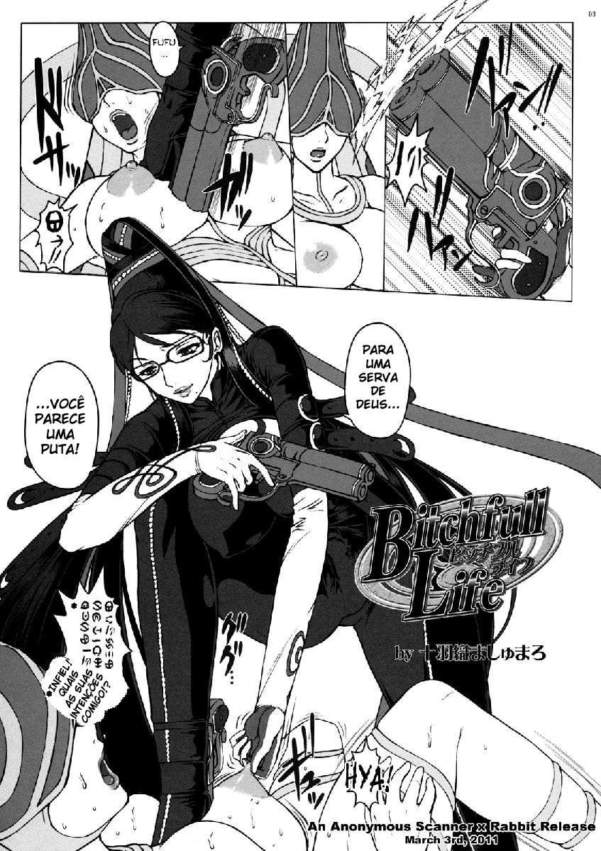 (C77) [Escargot Club (Juubaori Mashumaro)] Bitch & Fetish (Bayonetta) [Portuguese-BR] [Montblank] [Incomplete] - Page 2