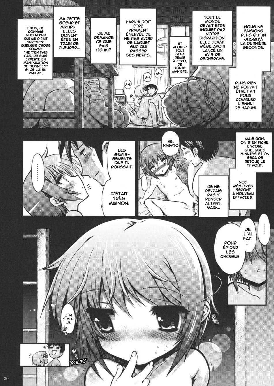 (C76) [Matsumoto Drill Kenkyuujo (Various)] 15513 Kaime no Nagato Yuki (Megane Nashi Ver) (Suzumiya Haruhi no Yuuutsu) [French] [HFR] - Page 29