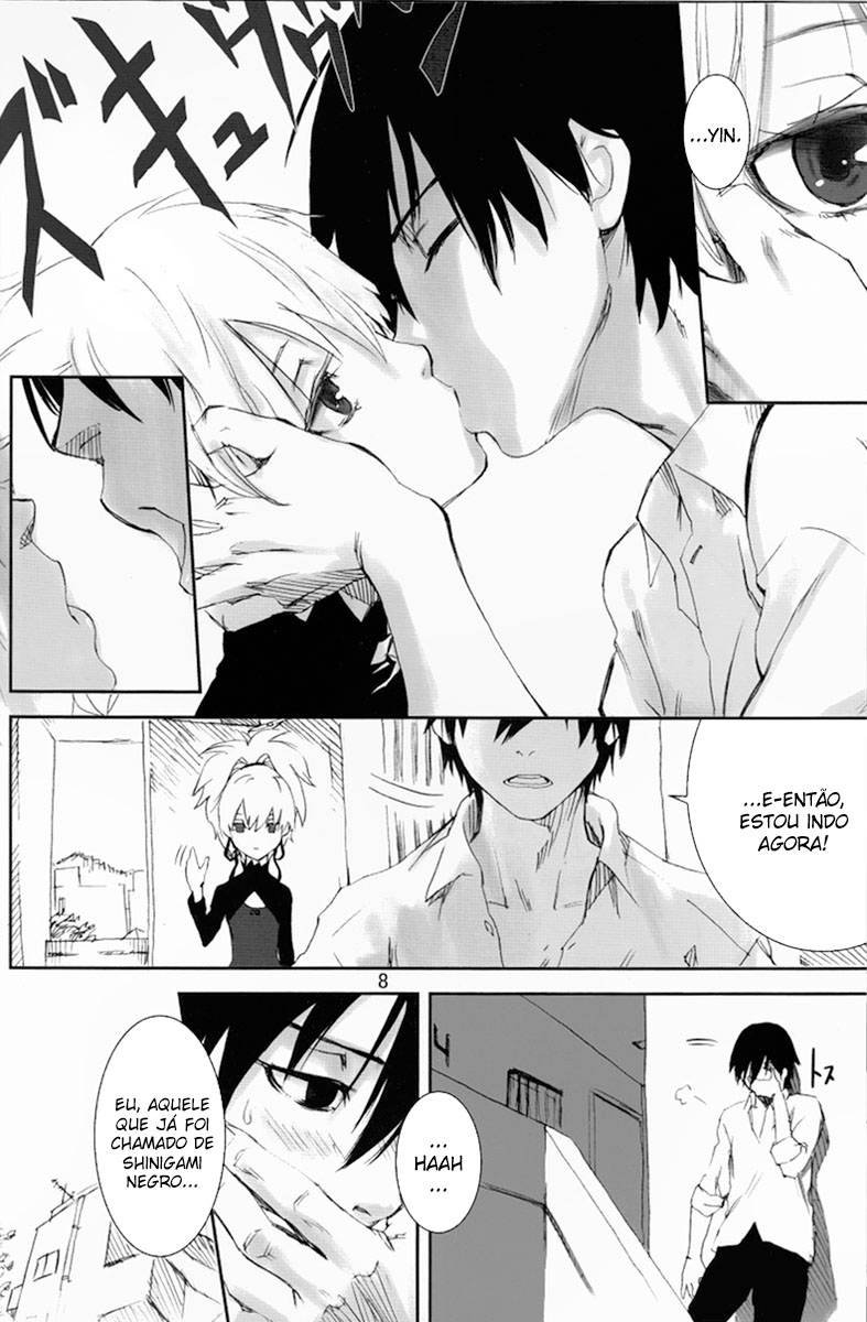 (C77) [Ajisaidenden (Kawakami Rokkaku, Takanashi Rei)] NOCTURNE -FOR TWO LOVERS- (Darker than Black: The Black Contractor) [Portuguese-BR] [Chrono Kimera] - Page 8