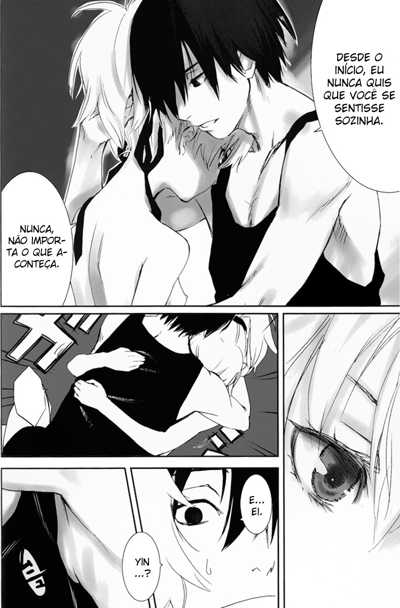 (C77) [Ajisaidenden (Kawakami Rokkaku, Takanashi Rei)] NOCTURNE -FOR TWO LOVERS- (Darker than Black: The Black Contractor) [Portuguese-BR] [Chrono Kimera] - Page 16