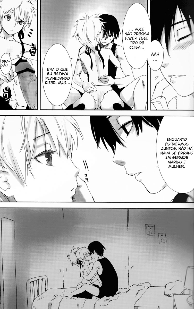 (C77) [Ajisaidenden (Kawakami Rokkaku, Takanashi Rei)] NOCTURNE -FOR TWO LOVERS- (Darker than Black: The Black Contractor) [Portuguese-BR] [Chrono Kimera] - Page 17