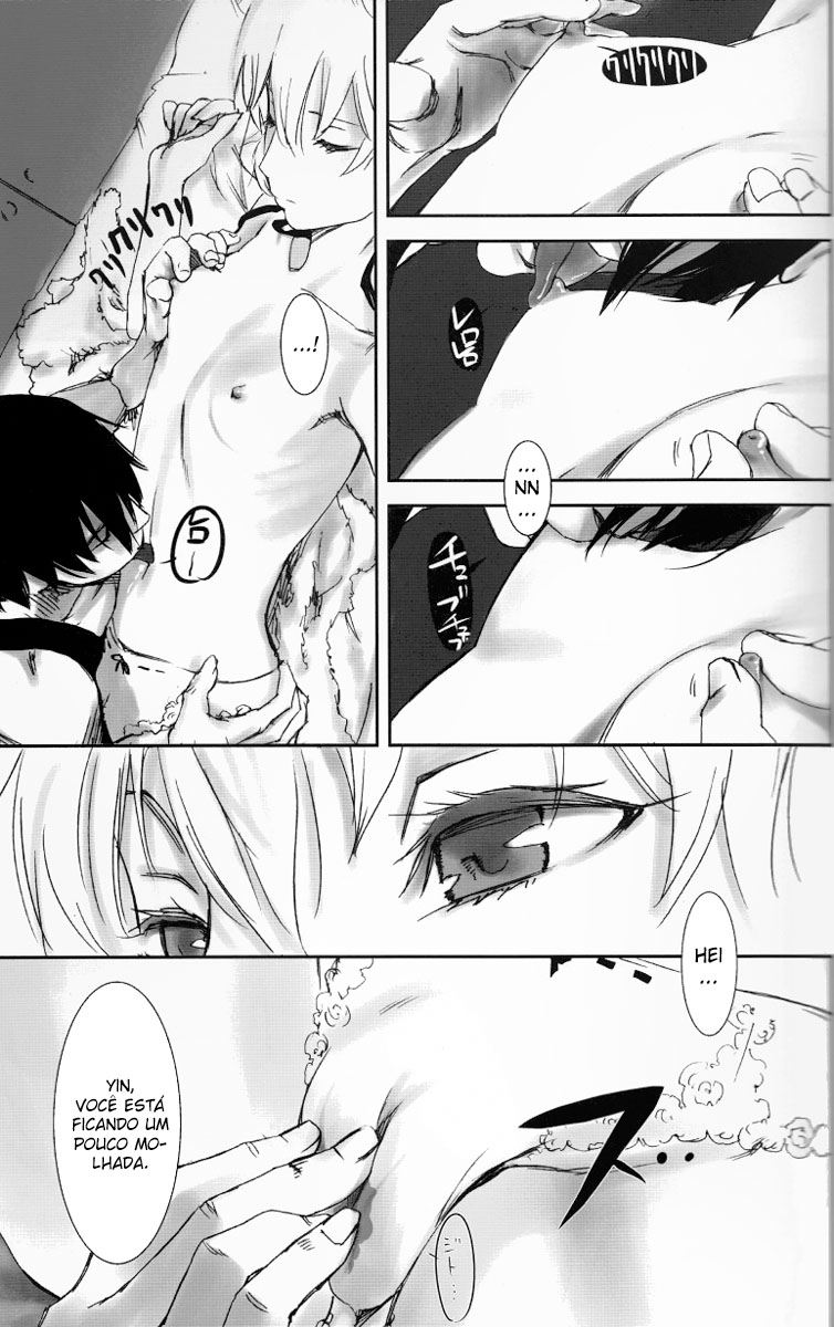 (C77) [Ajisaidenden (Kawakami Rokkaku, Takanashi Rei)] NOCTURNE -FOR TWO LOVERS- (Darker than Black: The Black Contractor) [Portuguese-BR] [Chrono Kimera] - Page 19