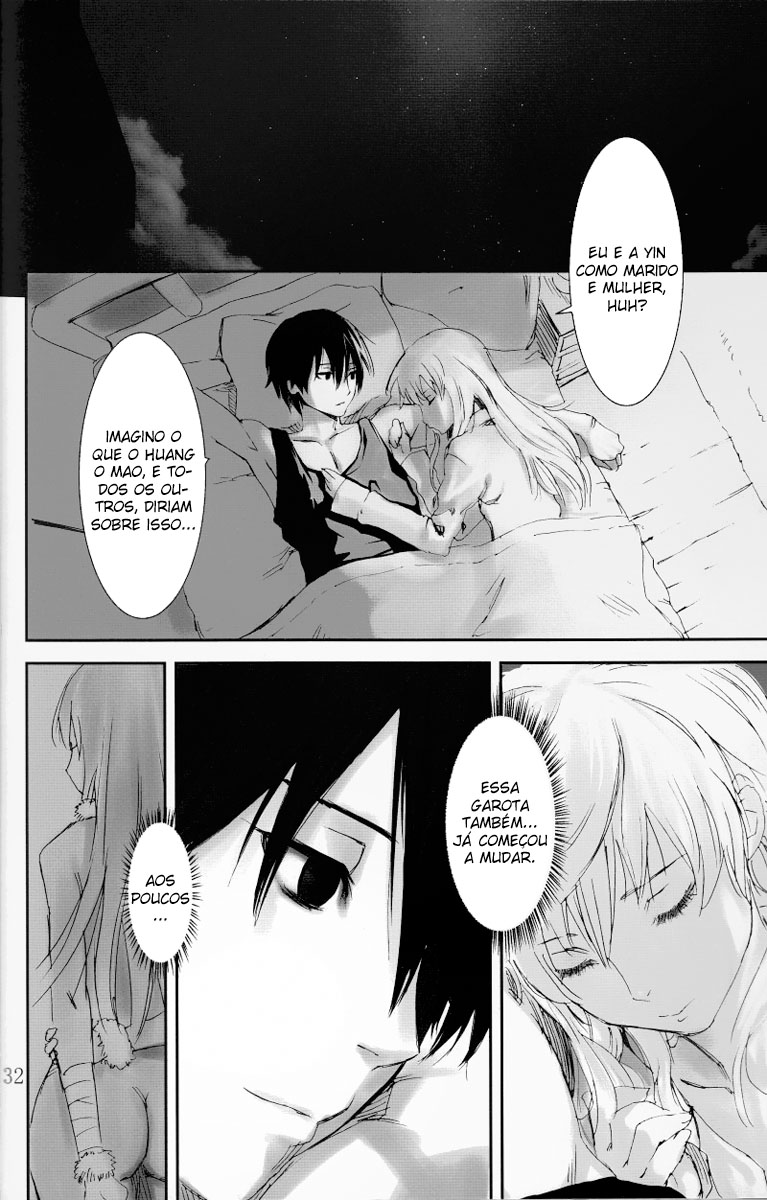 (C77) [Ajisaidenden (Kawakami Rokkaku, Takanashi Rei)] NOCTURNE -FOR TWO LOVERS- (Darker than Black: The Black Contractor) [Portuguese-BR] [Chrono Kimera] - Page 32