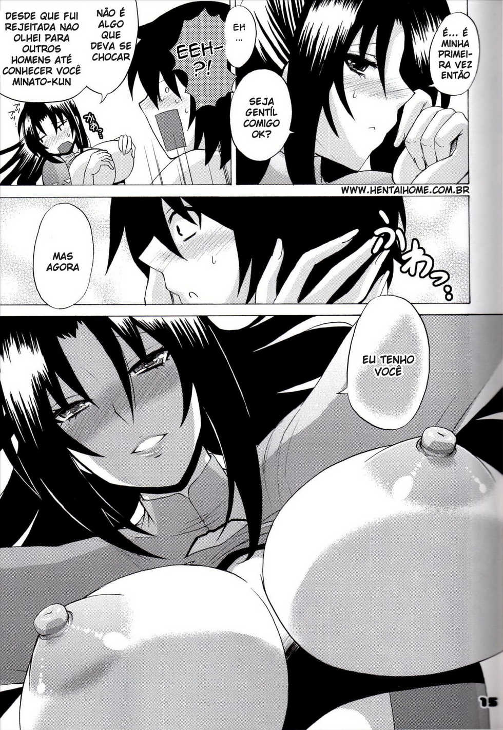 [Honey Bump (Nakatsugawa Minoru)] Kazehana-san wa Ore no Sekirei (Sekirei) [Portuguese-BR] [Goka] - Page 14