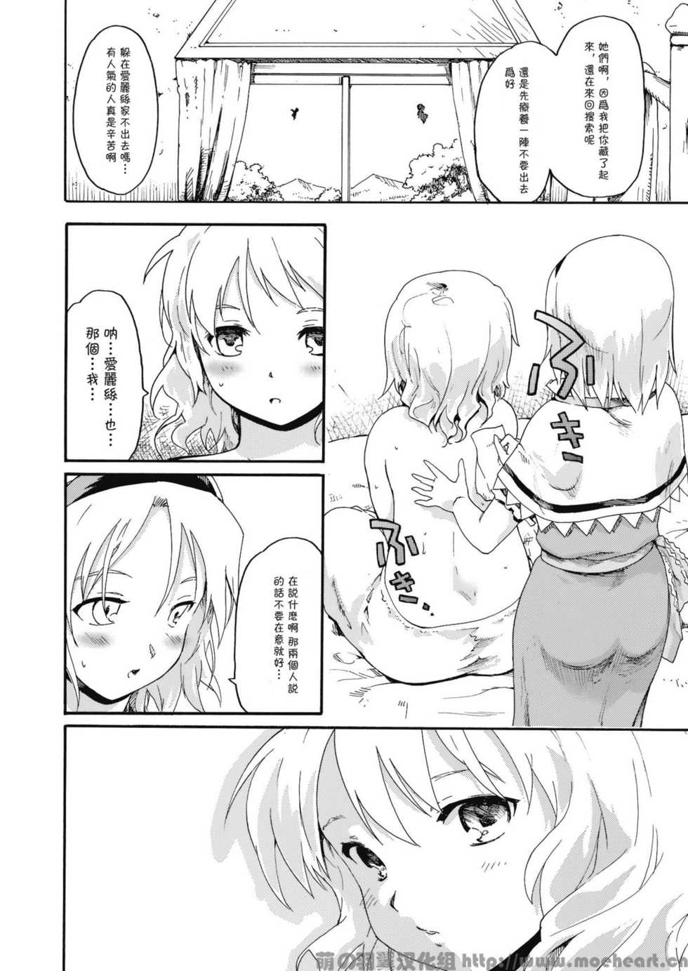 (C76) [PARANOIA CAT (Fujiwara Shunichi)] Touhou Ukiyo Emaki "Milky Way no Setsunateki Katsu Jounetsuteki na Majutsufu" (Touhou Project) [Chinese] [萌の羽翼汉化组] - Page 25