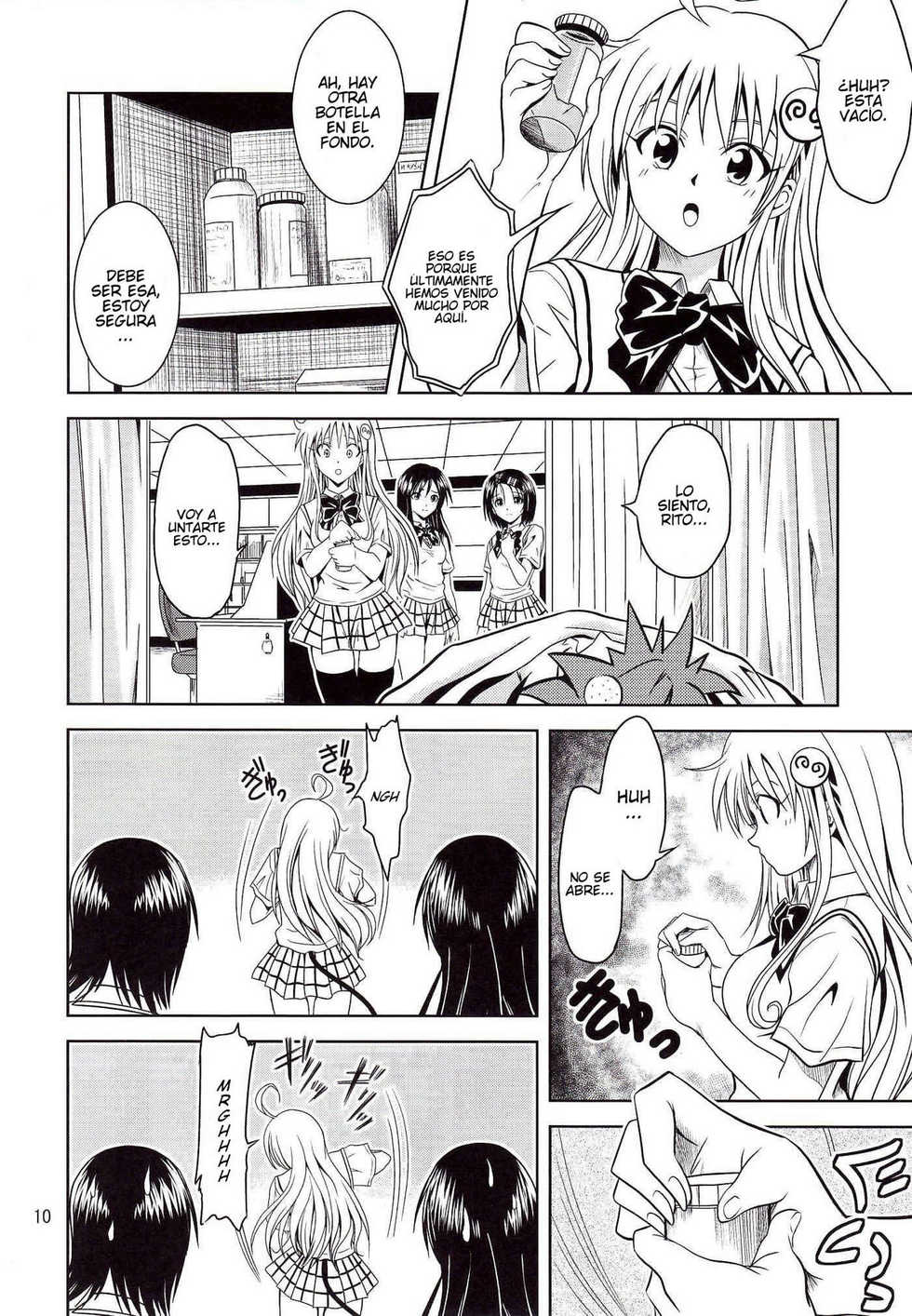 [Gangontou (Fukori)] Anoko-tachi ga Taihen na Koto ni Nattemasu (To LOVE-Ru) [Spanish] [Javiert239] - Page 10