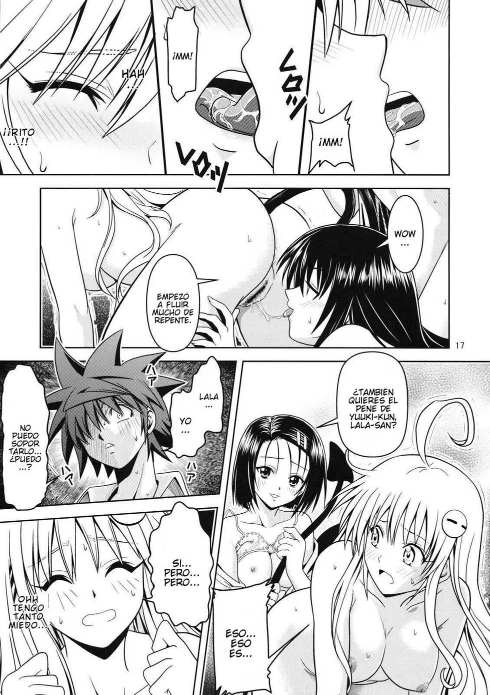 [Gangontou (Fukori)] Anoko-tachi ga Taihen na Koto ni Nattemasu 2 (To LOVE-Ru) [Spanish] [Javiert239] - Page 16
