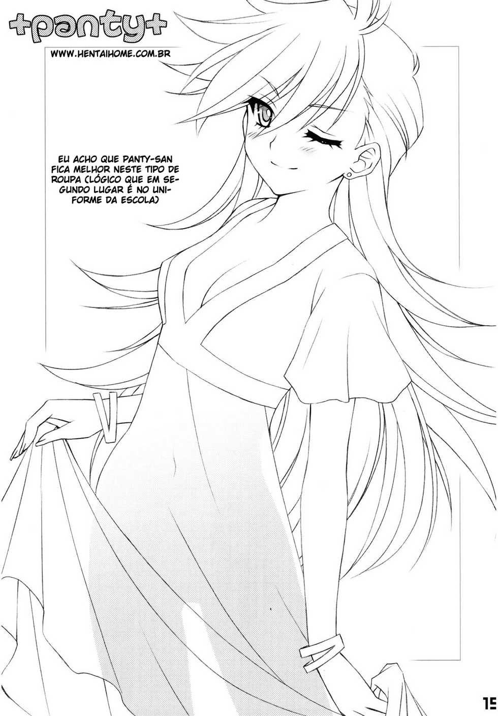 (C79) [Daizu Azuki (Kuroda Akimi)] WILD HEAVEN (Panty & Stocking with Garterbelt) [Portuguese-BR] [Goka] - Page 14