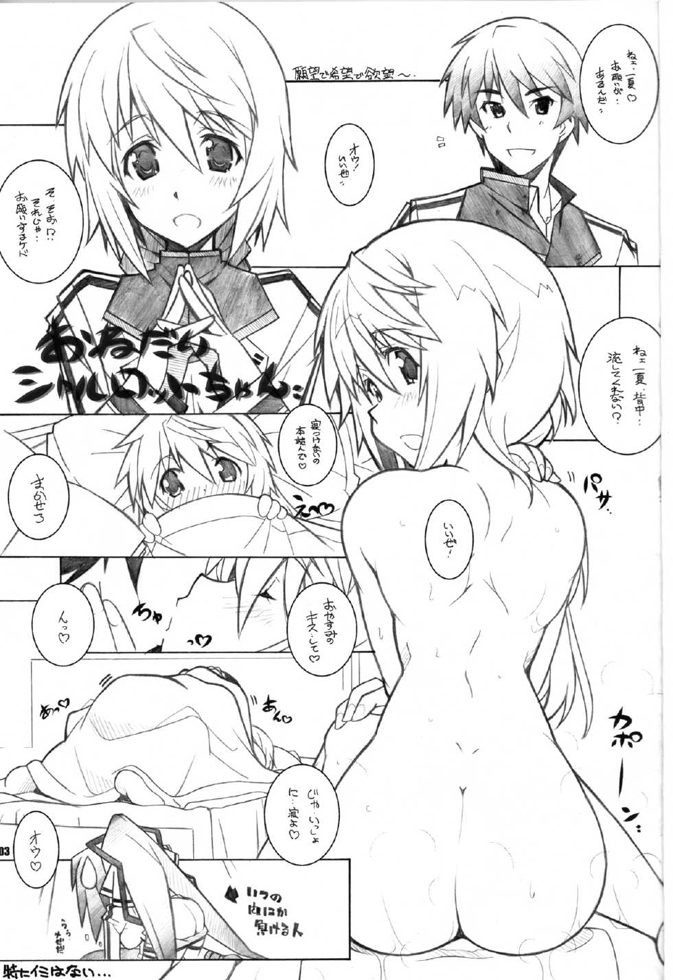 [Maruarai (Arai Kazuki)] SEA IS (Infinite Stratos) - Page 2
