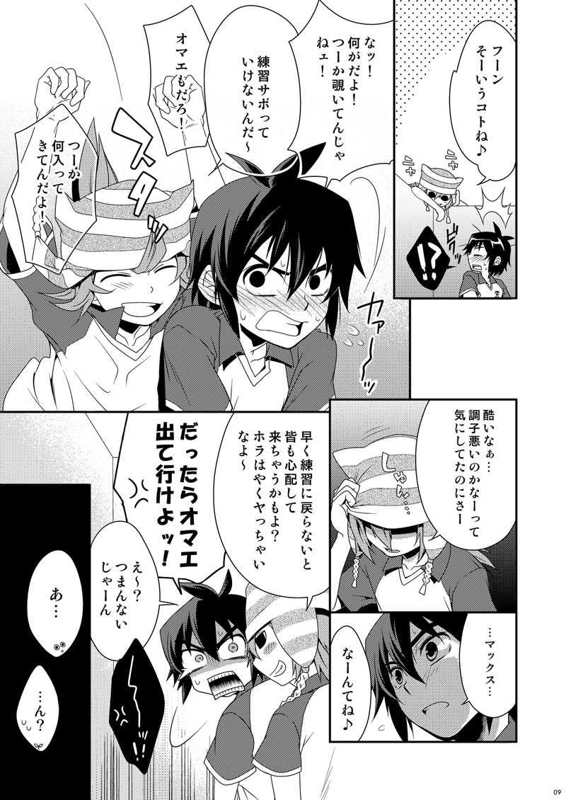 (SUPER19) [Panda 4gou, Rengaya, PRSB (Shima Kyousuke, Kuno Tsukasa, Hokkyoku Panda)] CHU-TO-HAN-PA! (Inazuma Eleven) - Page 8