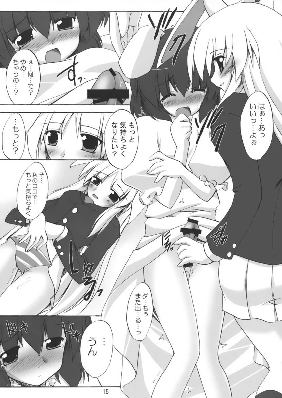 (SC35) [Yuugen Jikkou (Gonzaburou)] Gecchi Yuuto (Touhou Project) - Page 14