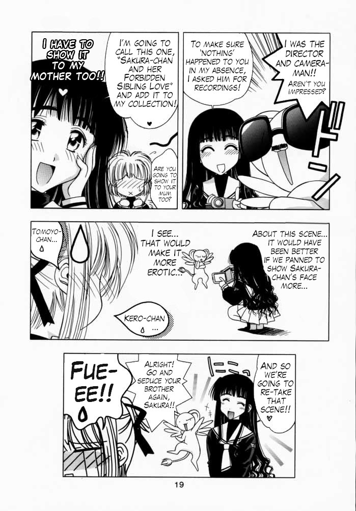 (C59) [Geiwamiwosukuu!! (Karura Syou)] Sakura Tsuu 3 (Cardcaptor Sakura) [English] [Trinity Translations] - Page 18