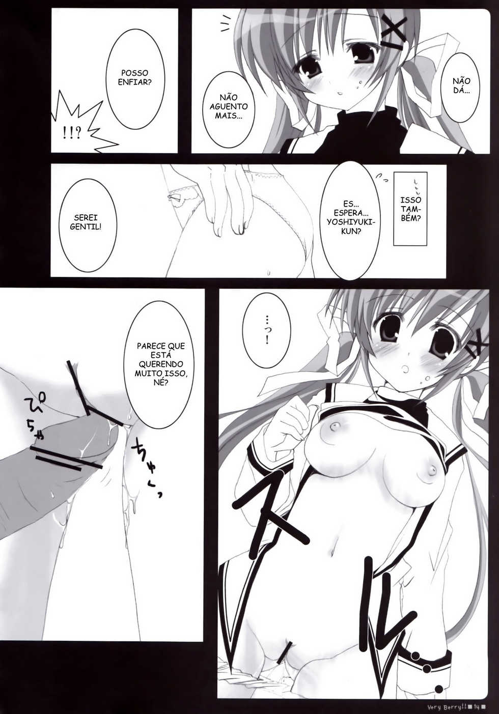 (C71) [BUNBUKUDOU (Narumi Yu)] VERY BERRY!! (D.C.II ~Da Capo II~) [Portuguese-BR] [Kitsune Nagato] - Page 13