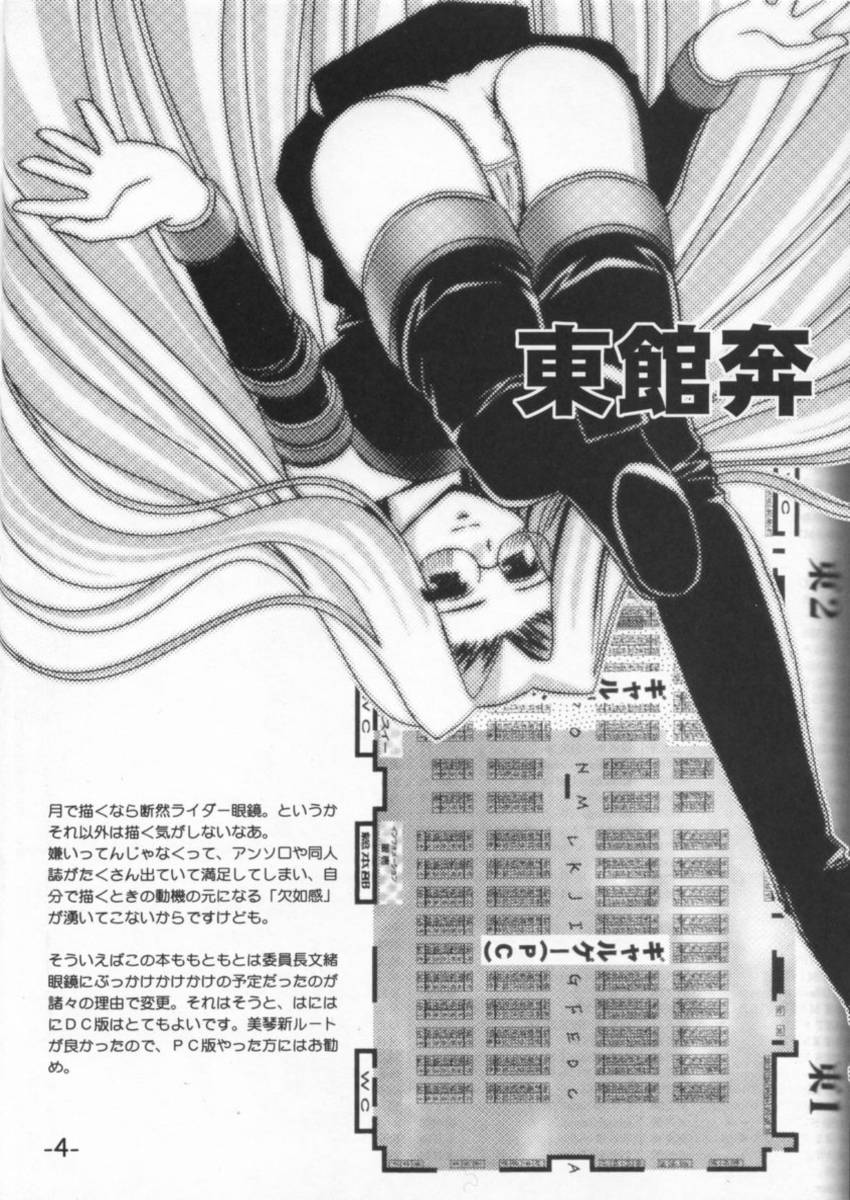 (C66) [High-octane (Haioku)] tsuki wa azuma ni ha wa nishi ni (Tsuki wa Higashi ni Hi wa Nishi ni ～Operation Sanctuary～) - Page 3