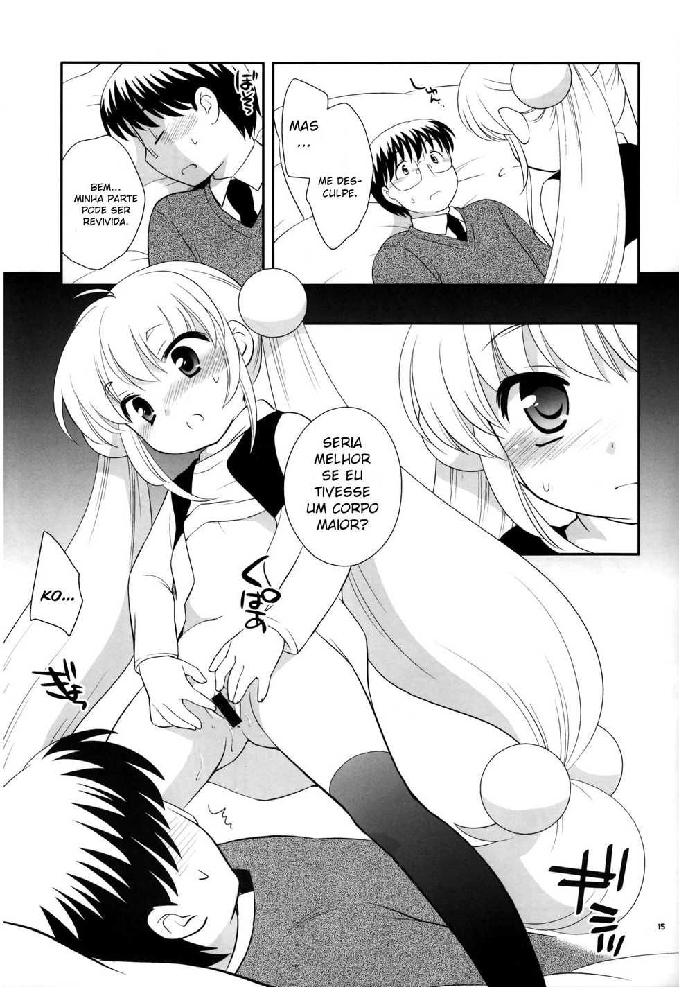 (C75) [Tokuda (Ueda Yuu)] Tiny Tummy (Kodomo no Jikan) [Portuguese-BR] [Hentai Home] - Page 16