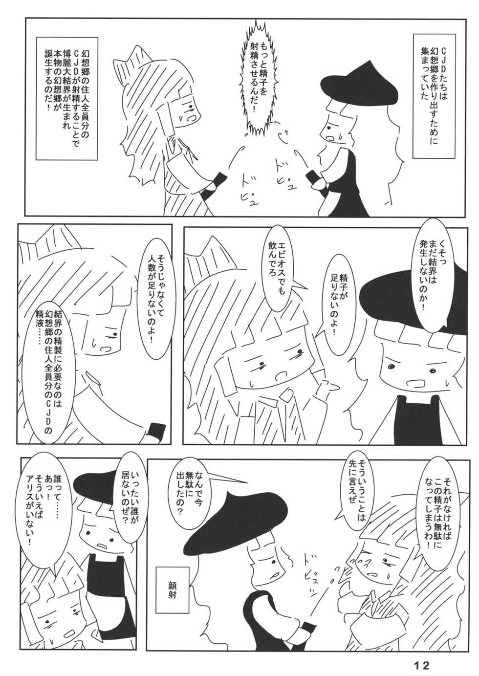 (C79) [Denpa YunYun (Various)] CJDG2 (Touhou Project) - Page 12