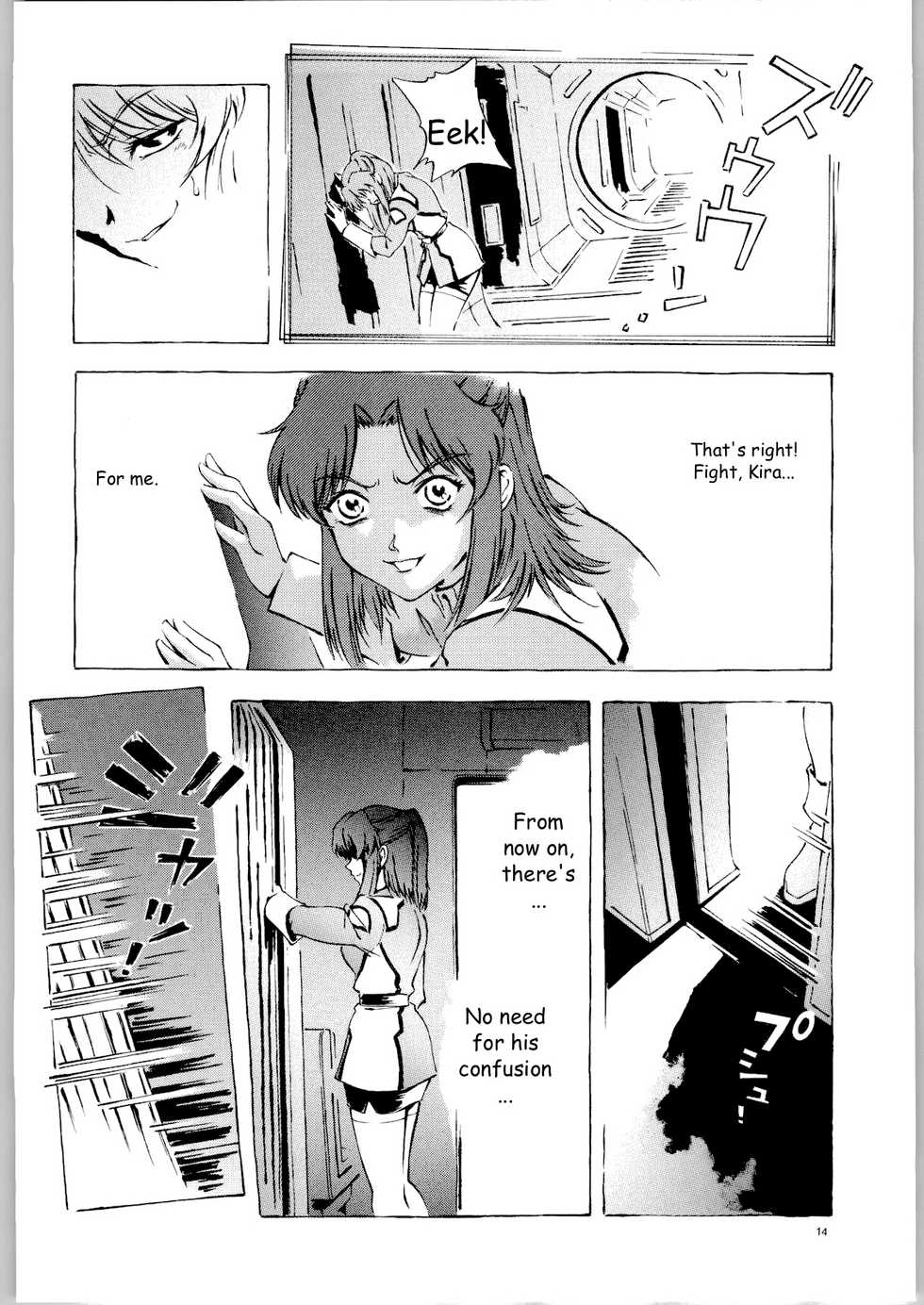 (C66) [Dish up (Warabi Yuuzou)] Kekkan Dam Dam A (Gundam Seed) [English] [HMedia] - Page 13