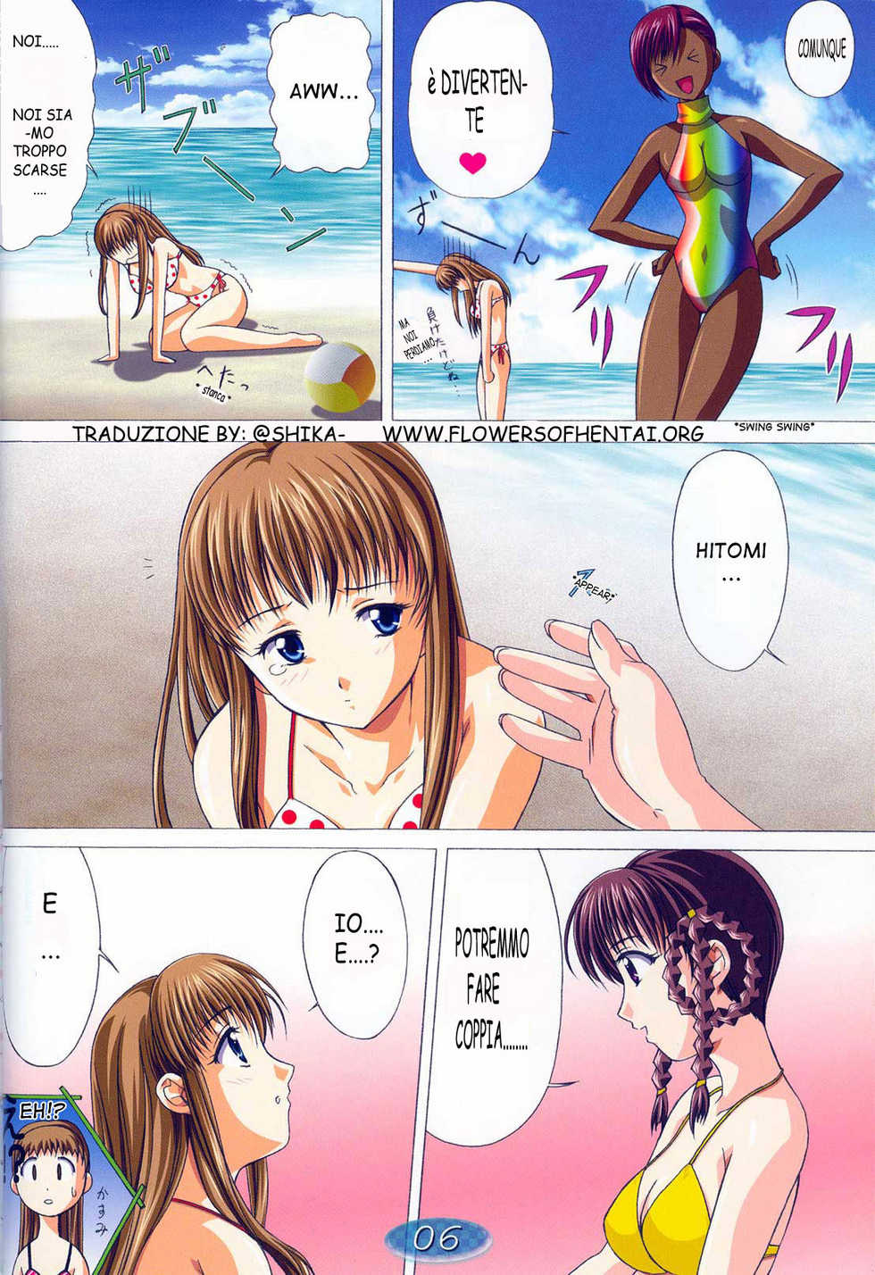 (C64) [Gurumepoppo (Dr.momo)] TRIPLE EXS (Dead or Alive) [Italian] [Flowers of Hentai] - Page 4