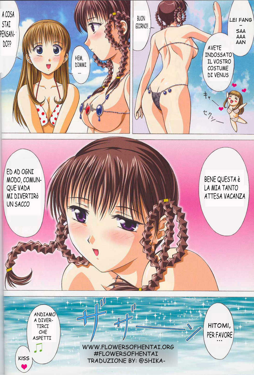 (C64) [Gurumepoppo (Dr.momo)] TRIPLE EXS (Dead or Alive) [Italian] [Flowers of Hentai] - Page 20