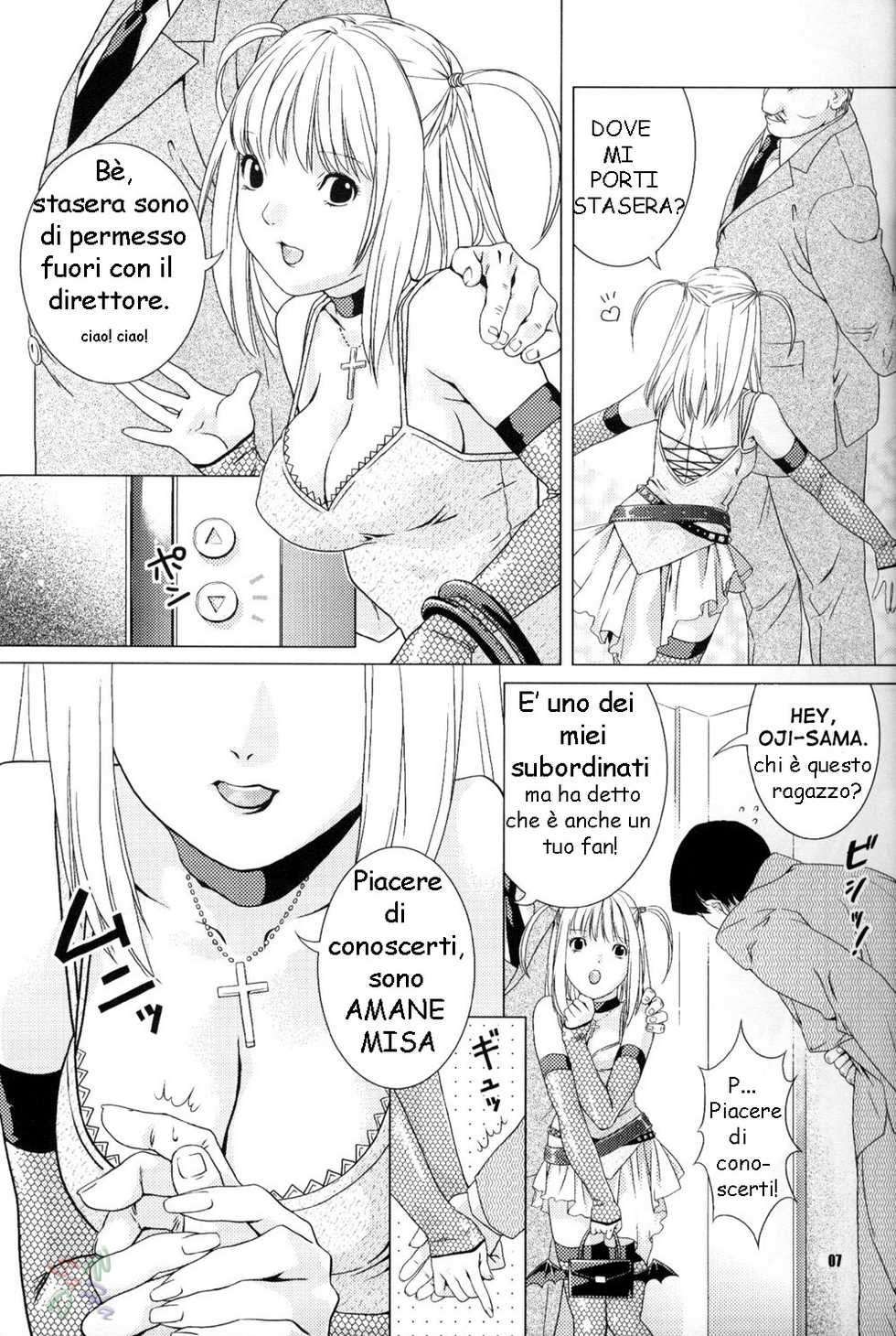 (ComiComi 7) [Nekomataya (Nekomata Naomi)] Misa Note (Death Note) [Italian] - Page 6
