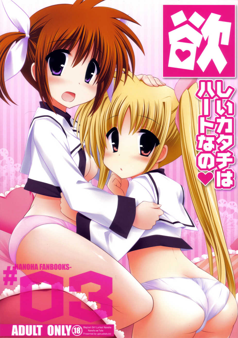 (C79) [Gakushokutei (Watanohara)] Hoshii Katachi wa Heart Nano (Mahou Shoujo Lyrical Nanoha) [English] [NanoFate] - Page 1