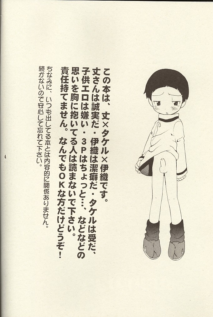 (Shota Collection) [Kuruguru DNA (Hoshiai Hilo)] MISSING LINK (Digimon Adventure) - Page 4