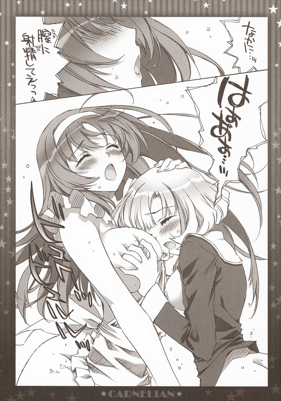 (COMIC1☆5) [CARNELIAN] Niizuma ga Maiban Hitorikiri no Bed de Kangaeru Koto (Star Driver) - Page 18