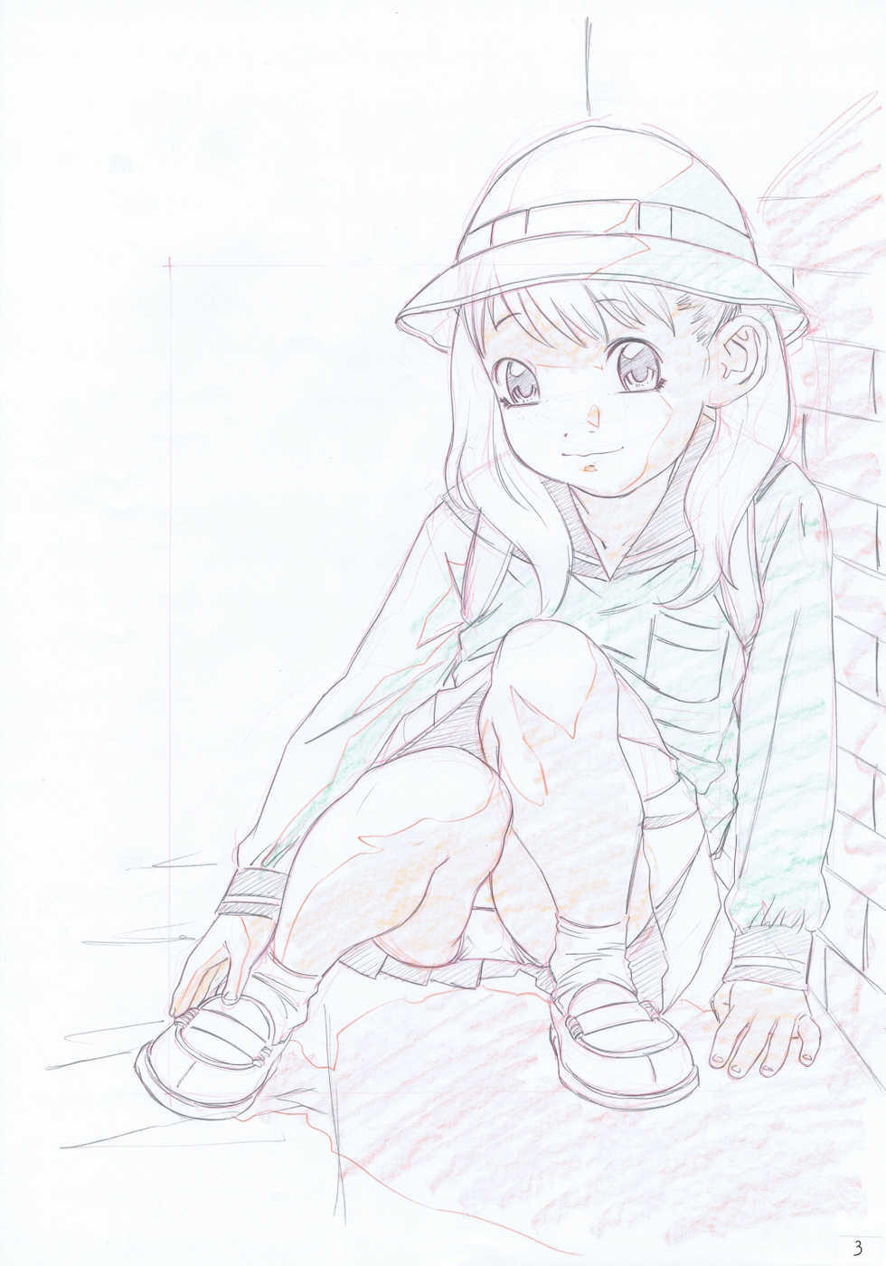 (C72) [Momonga Club (Hayashibara Hikari)] Rakugaki-s 9 ~Original Shoujo Enpitsu Genga shuu~ - Page 6