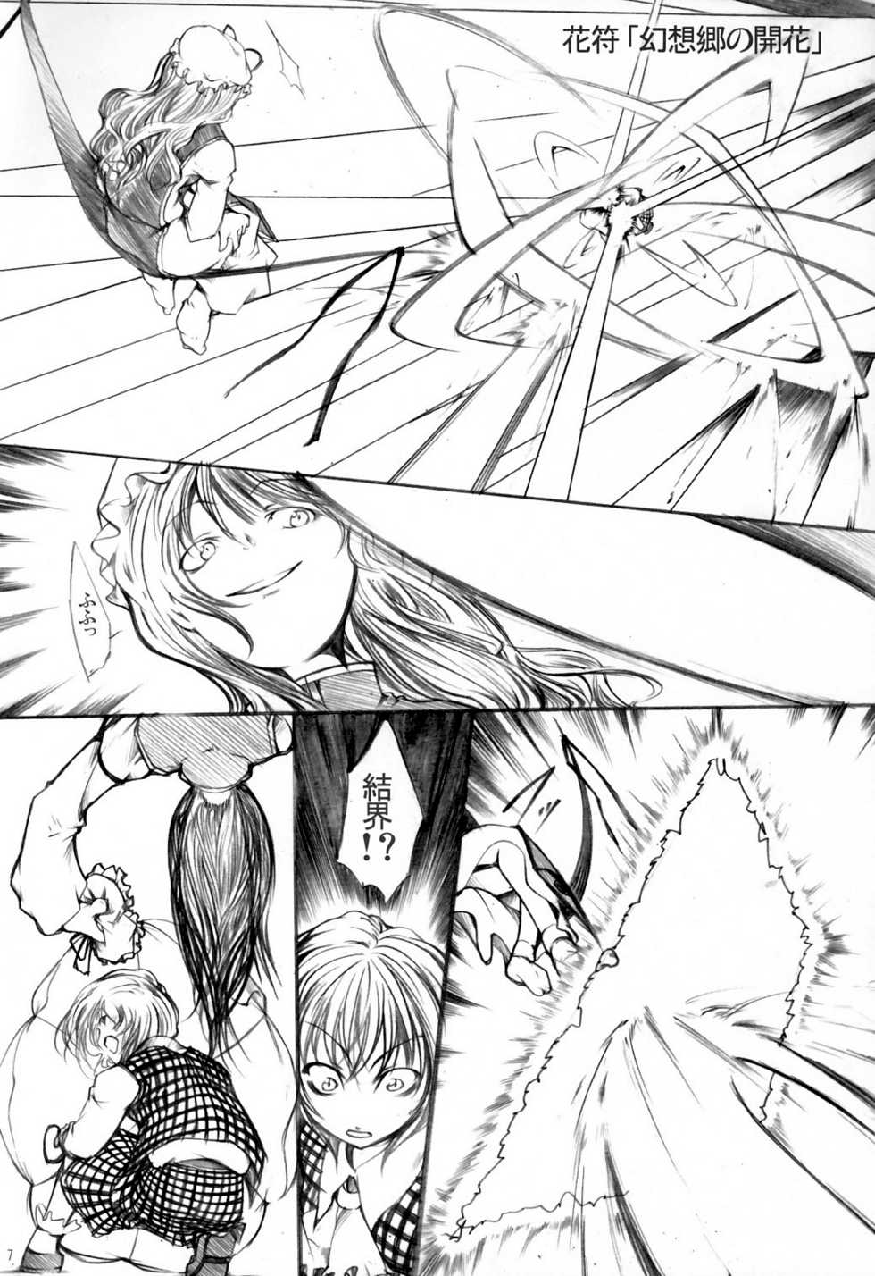 (C69) [Tohonifun (Chado)] Yuuka vs Yukari (Touhou Project) - Page 9