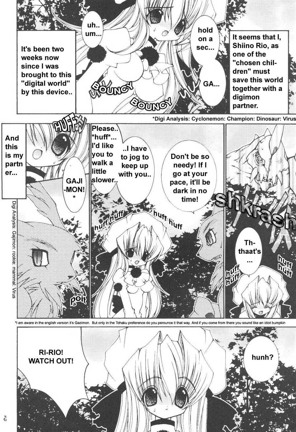 (C60) [Ruu Rikaku (Various)] Plug In! (Digimon) [English] - Page 4