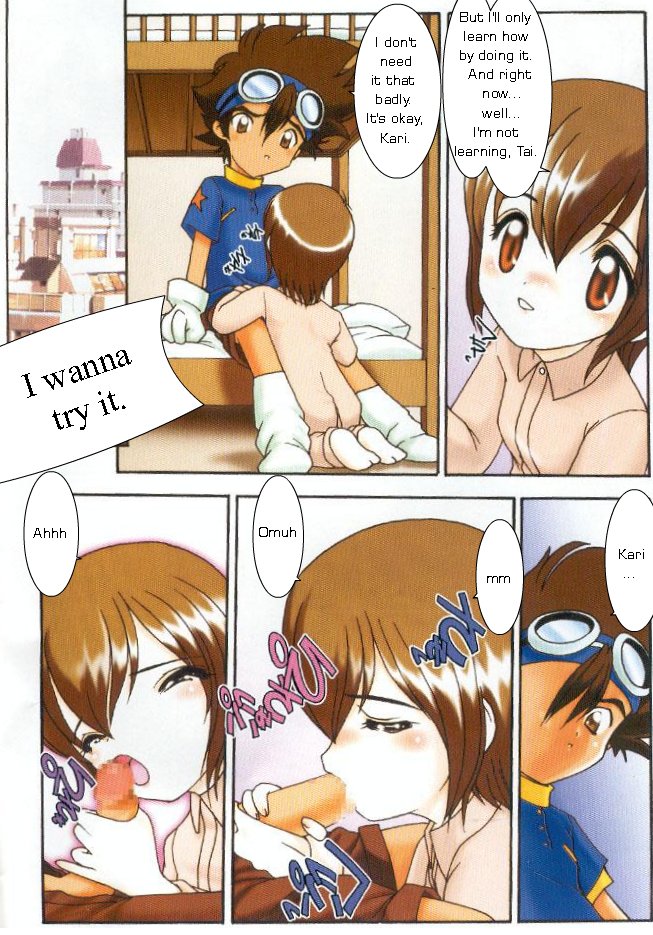 (C59) [Minors Escort (Kazasuzu)] Hikari-chan To Issho | What Kari Did Back Then (Digimon Adventure) [English] - Page 2