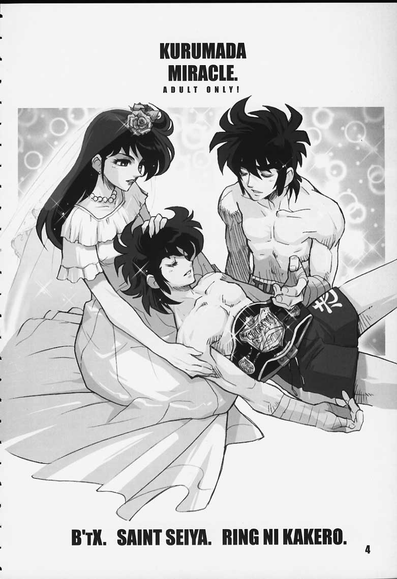 (CR27) [HF (Fujimoto Hideaki)] Kurumada Miracle. (B'T X, Ring ni Kakero, Saint Seiya) - Page 4