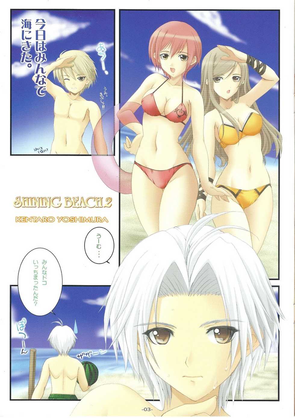 [Graphicarossa (Kentaro Yoshimura)] Shining Beach 2 (Shining Wind) - Page 3
