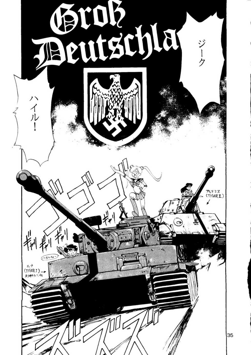 [T2 UNIT, RyuukiSya, Sakura ROC (Various)] LUNATIC ASYLUM (Sailor Moon) - Page 35