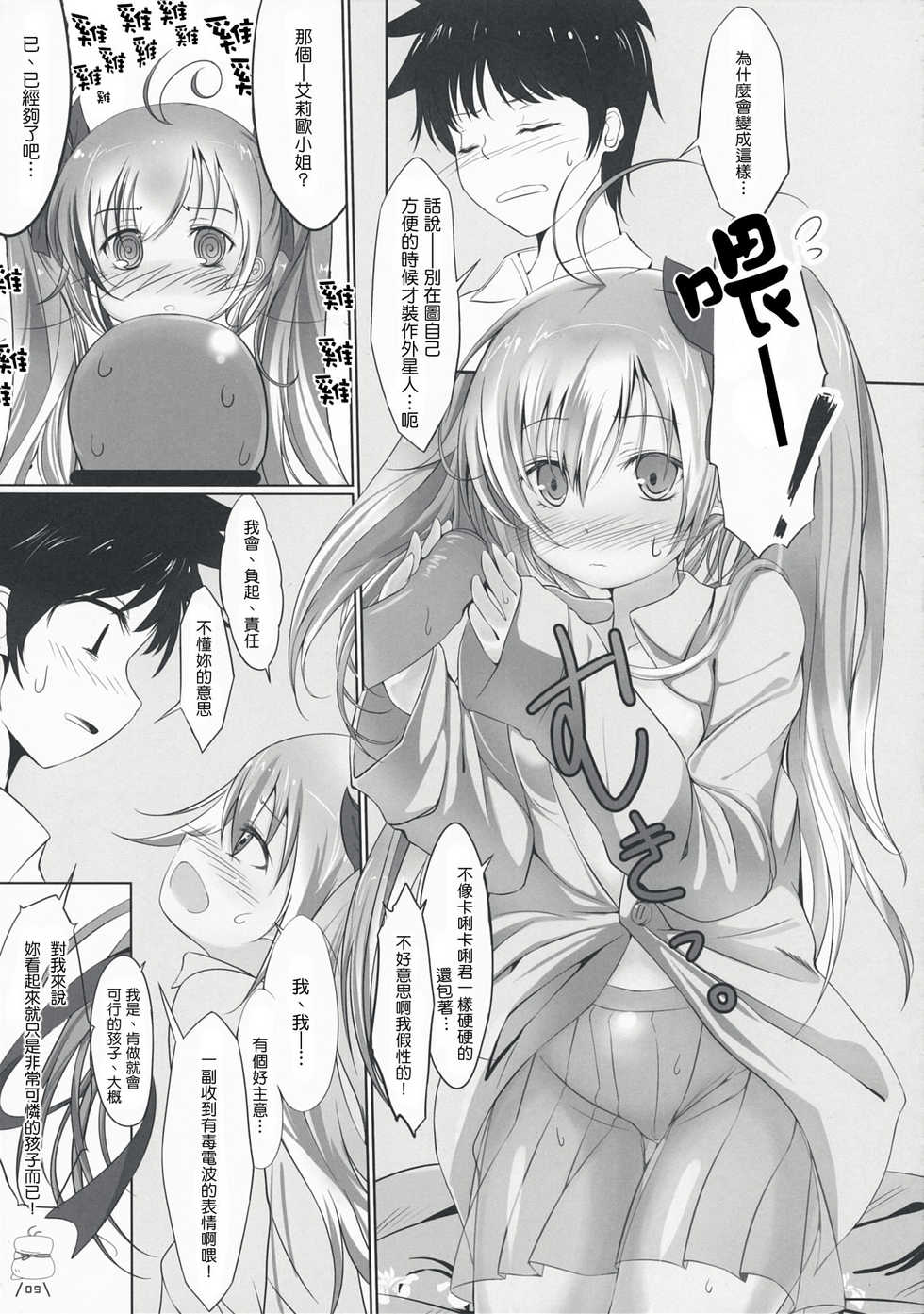 (C76) [Dream Halls! (Tsuzuri)] Ginga no Hate no kono Machi de. (Denpa Onna to Seishun Otoko) [Chinese] [Genesis漢化] - Page 9