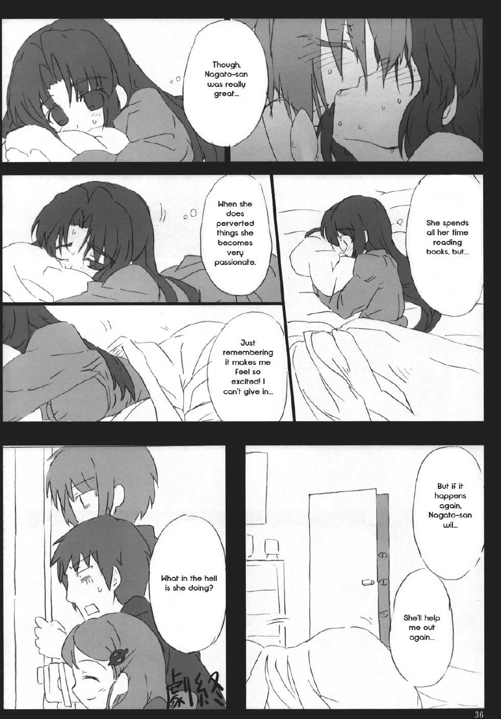 (CosCafe19) [Great Acta (Tokyo)] Omo ni Asakura-san na Hon 3 (Suzumiya Haruhi no Yuuutsu) [English] [Forth_Lancer] - Page 35