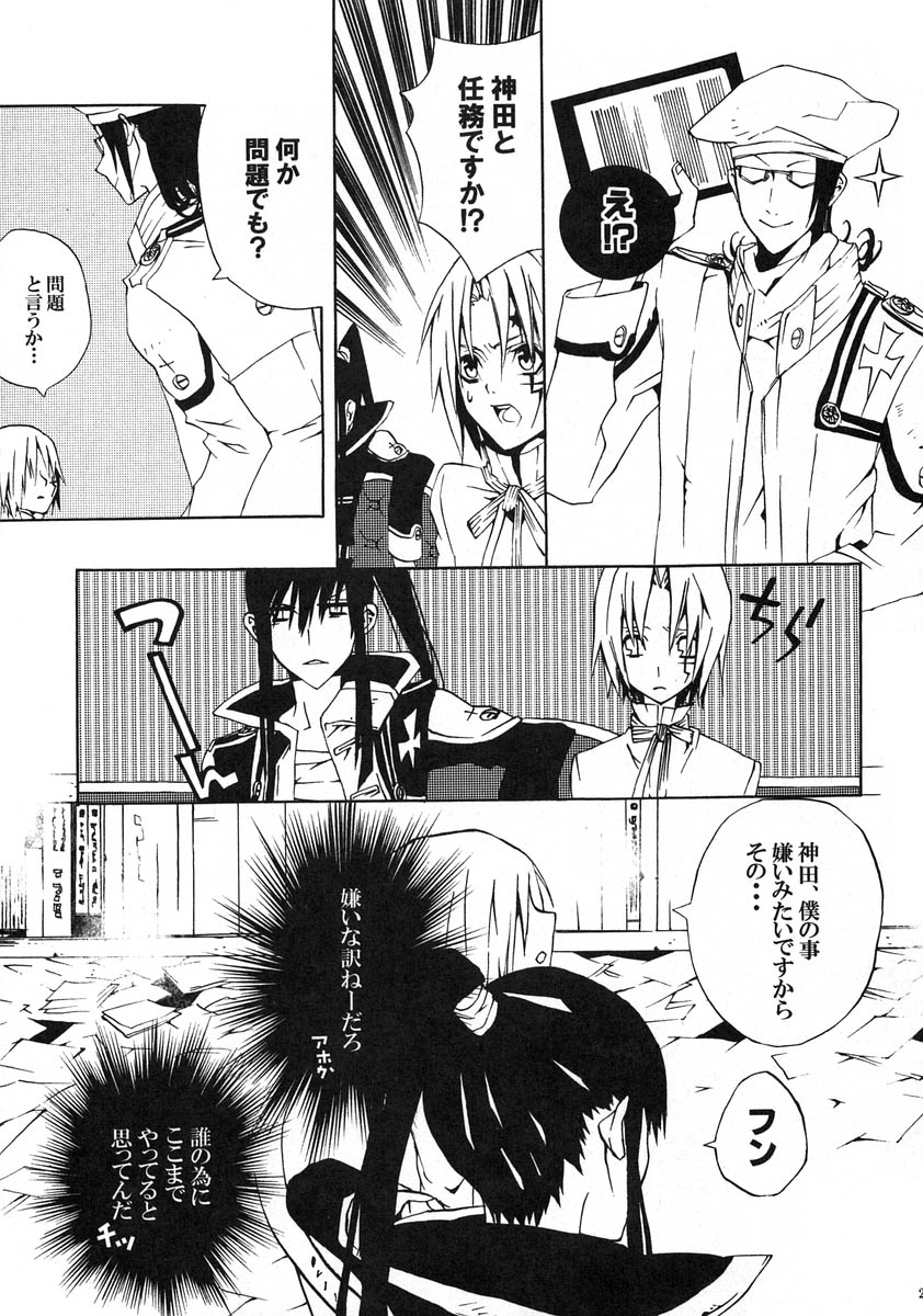 [Bery Manjhr (Mame Serikawa)] Kuro no Miruyume (kanda x alen) (d.gray-man) - Page 20