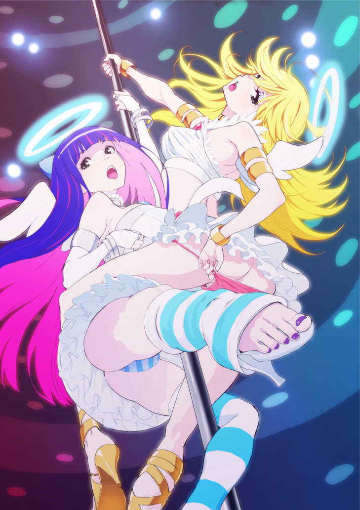 (C79) [Manga Super (Nekoi Mie)] CRAZY 4 YOU! (Panty & Stocking with Garterbelt) [French] [nekomataya.webatu.com] - Page 2