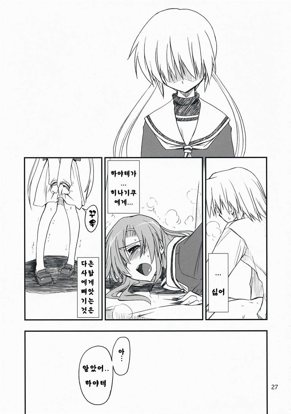 (C73) [Girigiri Nijiiro (Kamino Ryu-ya)] Nanoda! (Hayate no Gotoku!) [Korean] [팀 면갤] - Page 26