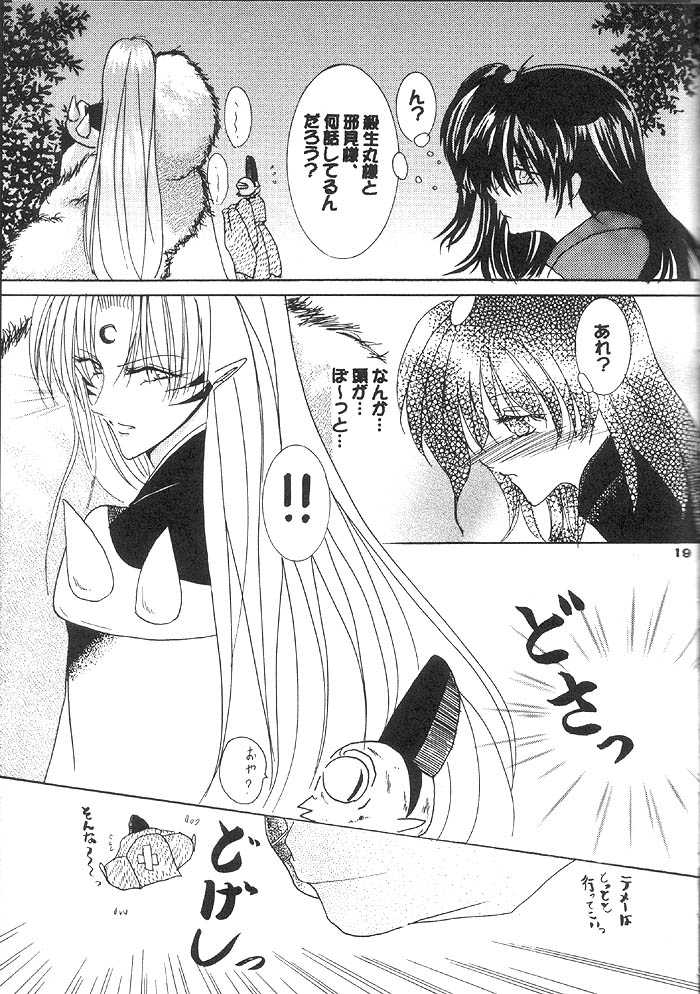 (Comic Creation 13) [Hero Hero Honpo (Kamiryou Kaduki)] VELVET LOVE (Inuyasha) - Page 18