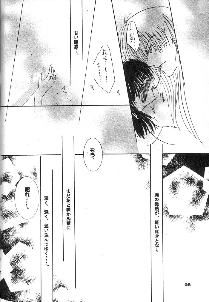 (Comic Creation 13) [Hero Hero Honpo (Kamiryou Kaduki)] VELVET LOVE (Inuyasha) - Page 25