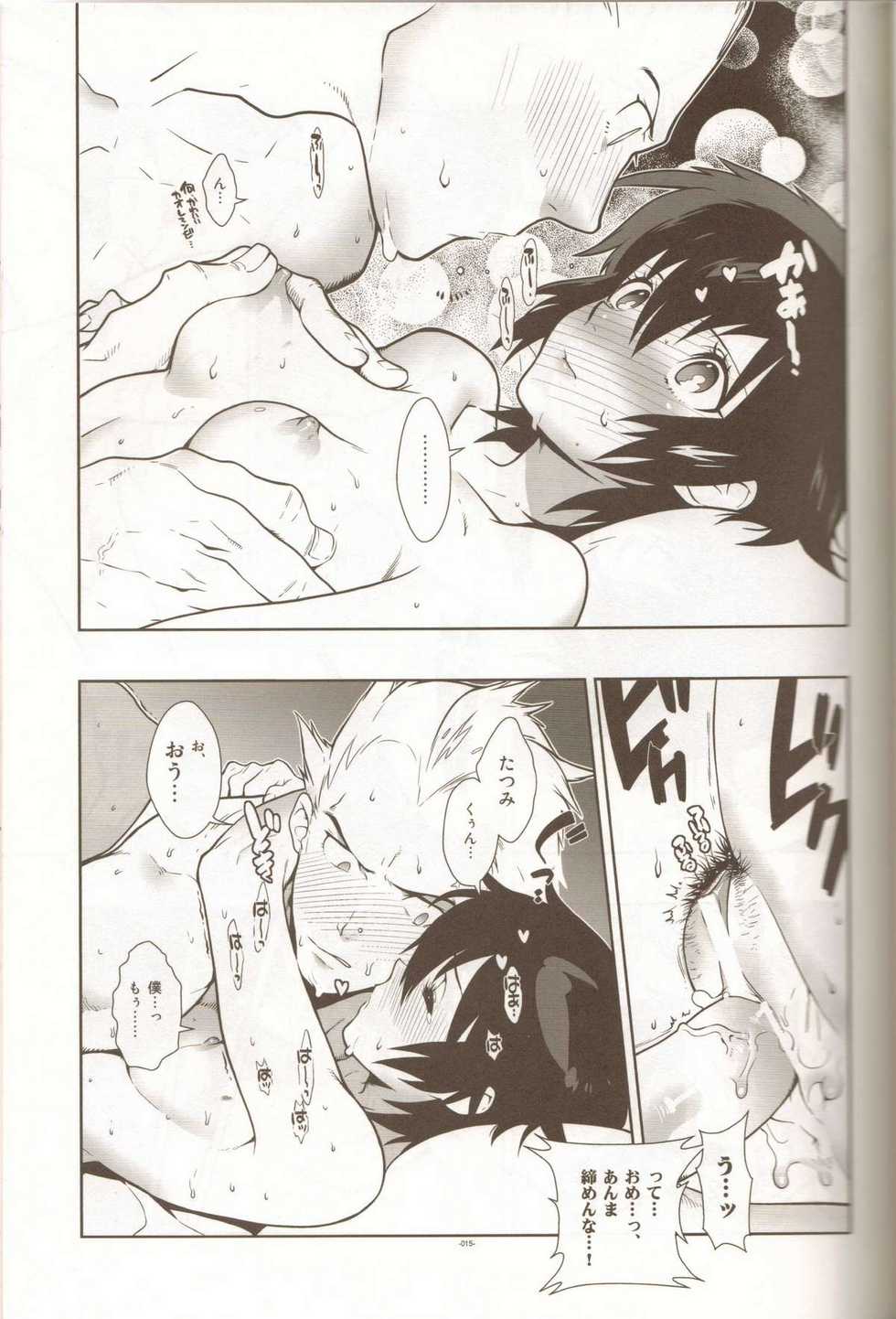 (C77) [Article 60 of Criminal Code (Shuhan)] LEVEL:1. (Persona 4, Dragon Quest III) - Page 14